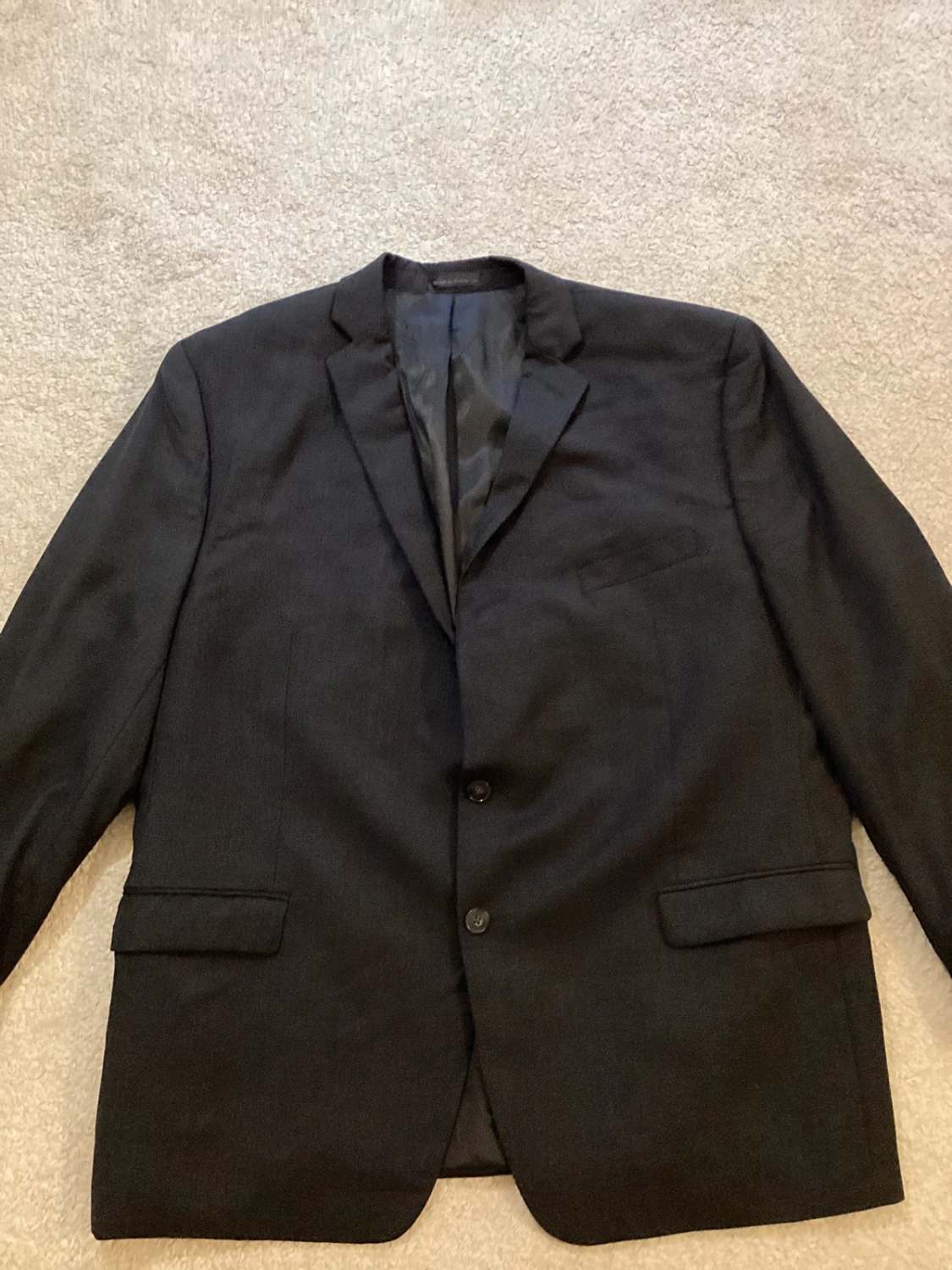 Blazer Calvin Klein Homme - Gris Foncé - Taille XL(48R) - Laine