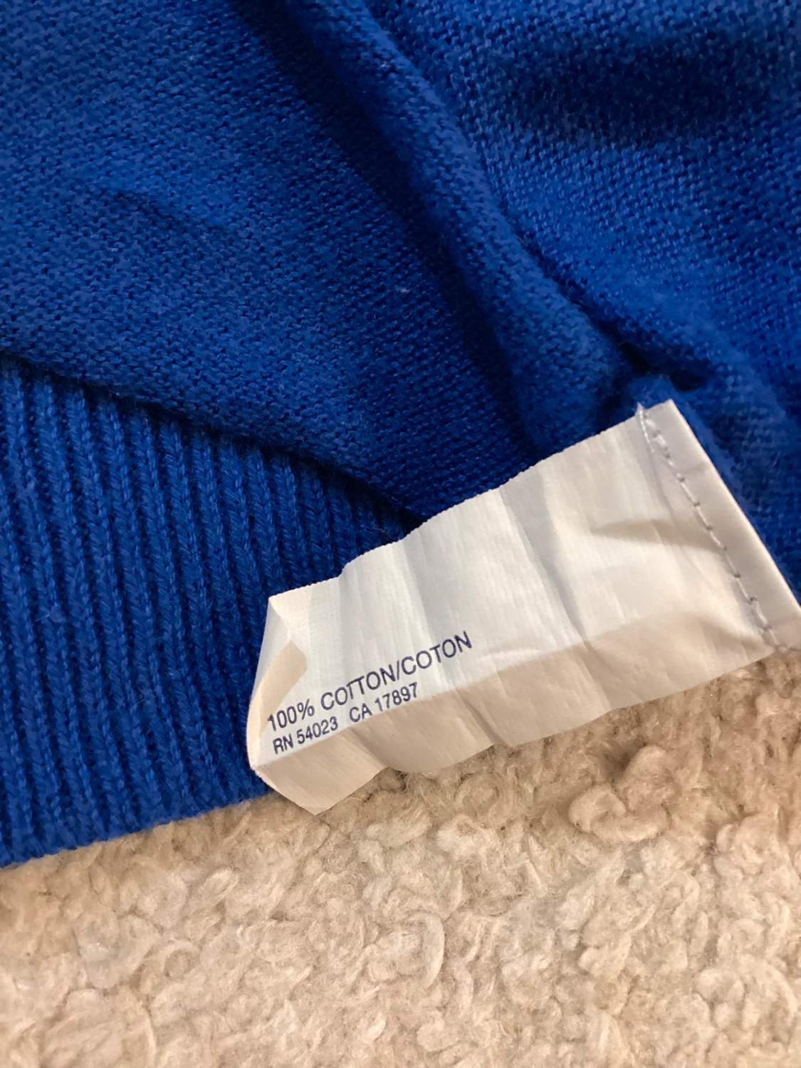 💙 Cardigan Gap Femme Col V - Bleu - Taille XS - Coton