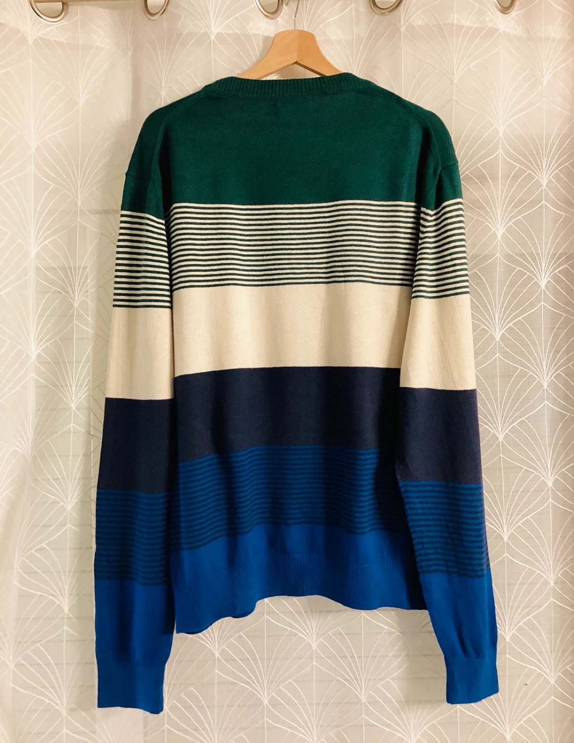 Sweat Navtech by Nautica Homme - Rayures Marines - XL