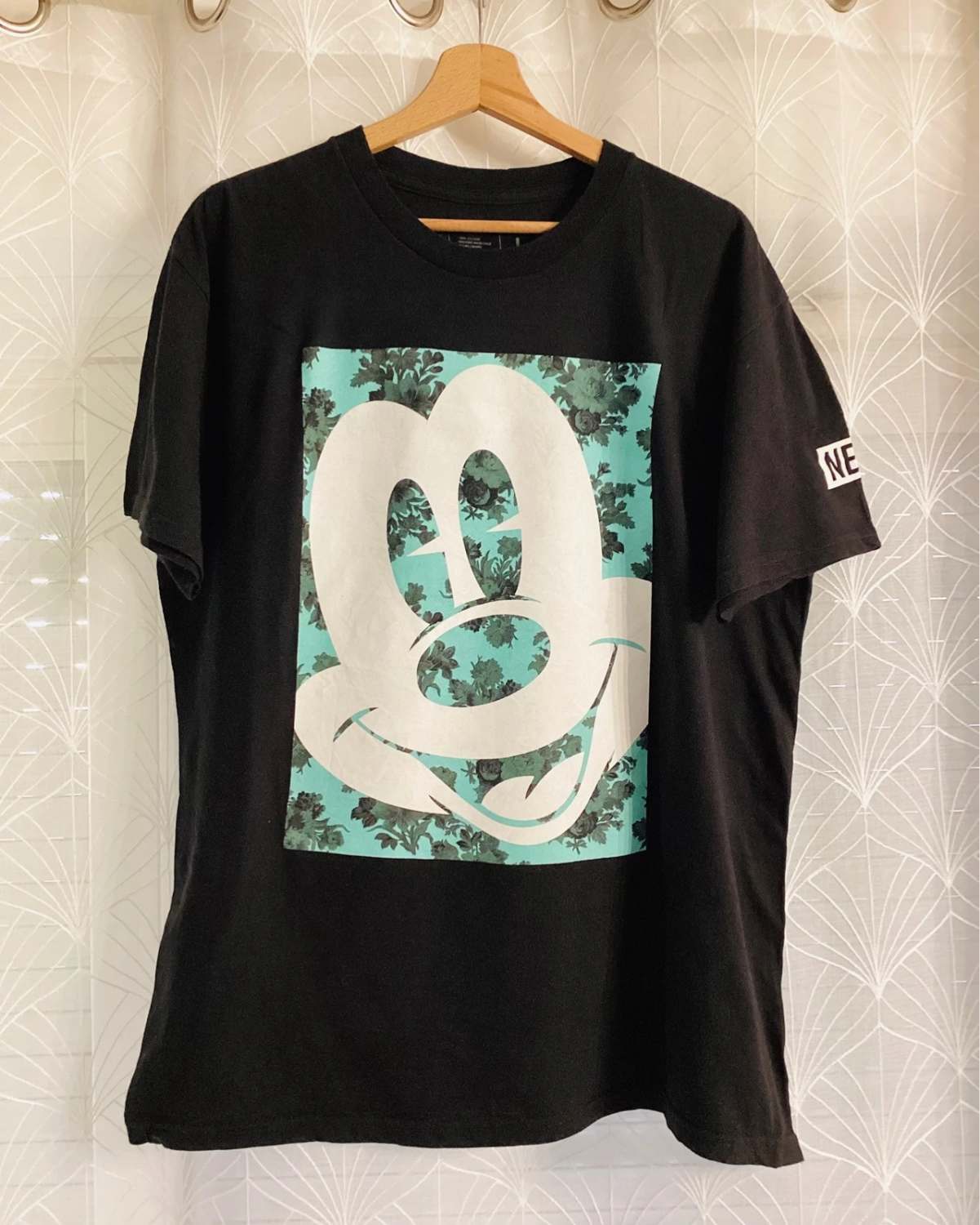 T-shirt Disney Mickey Mouse Classique - Noir - Taille L - Coton
