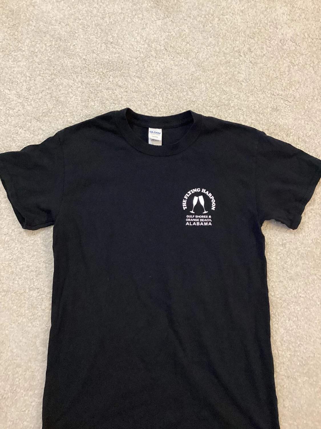 T-shirt Gildan Heren - Zwart - Maat S - Katoen