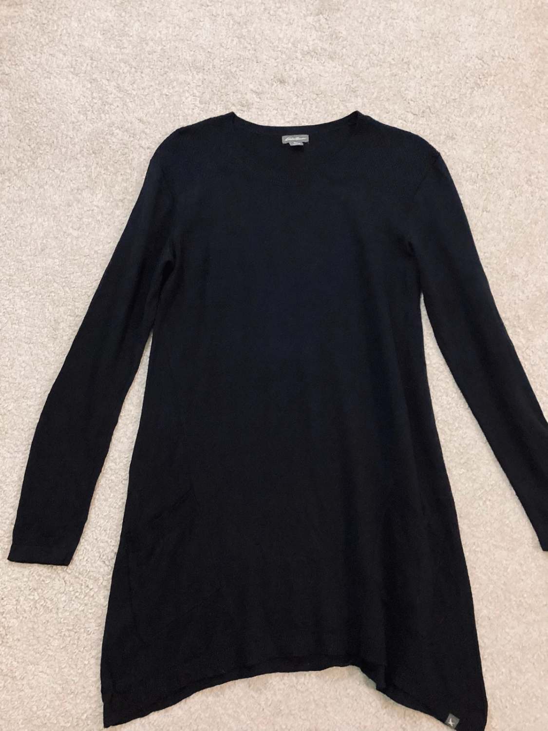 🖤 Sweat Long Eddie Bauer Femme - Noir - Taille M - Coton/Nylon