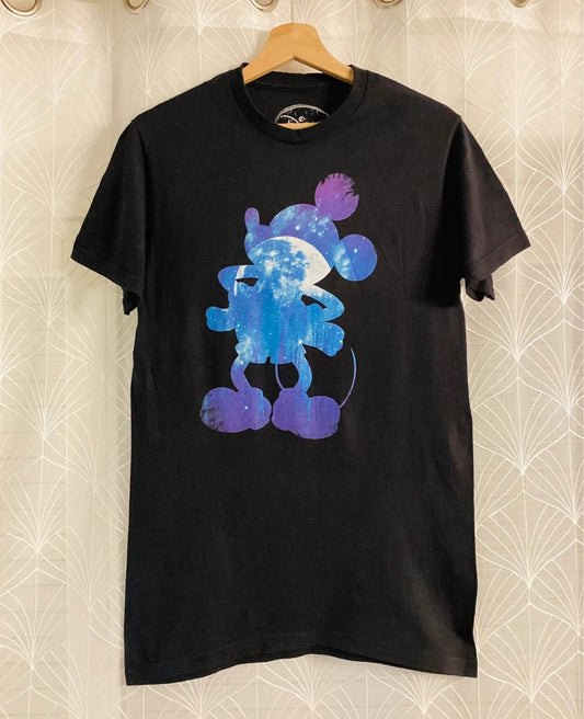 🐭 T-shirt Disney Mickey Mouse Femme - Noir - Taille S - Coton