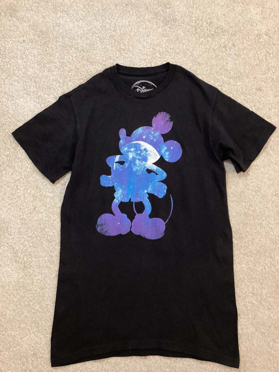 🐭 T-shirt Disney Mickey Mouse Femme - Noir - Taille S - Coton