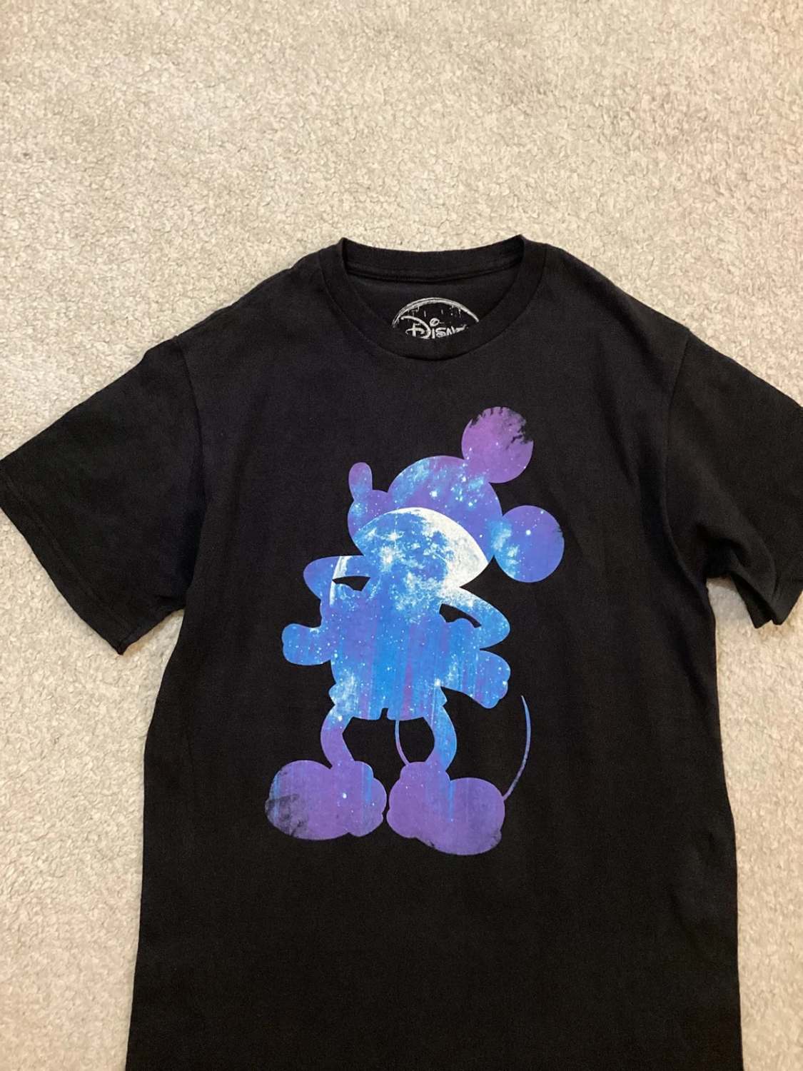 🐭 T-shirt Disney Mickey Mouse Femme - Noir - Taille S - Coton