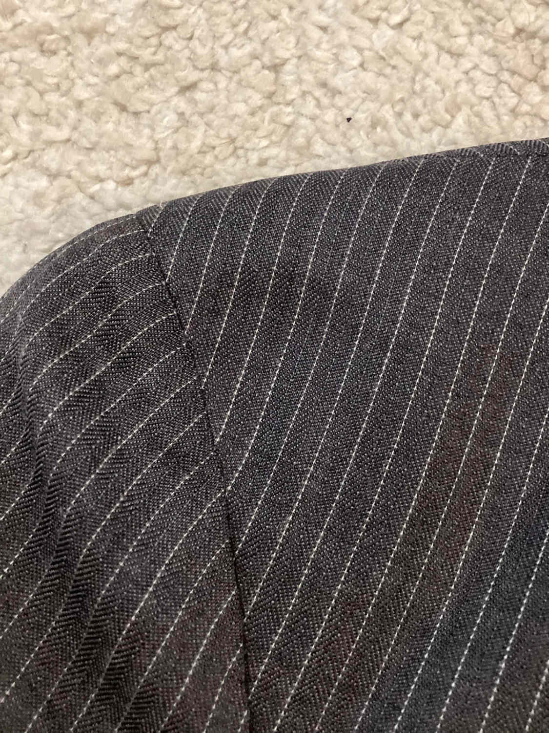 Blazer Tommy Hilfiger Homme - Rayures Gris - Taille S - Laine