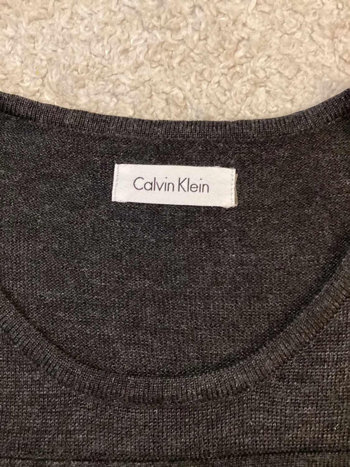 Débardeur Sweat Calvin Klein Femme - Sans Manches - Laine/Acrylique - M