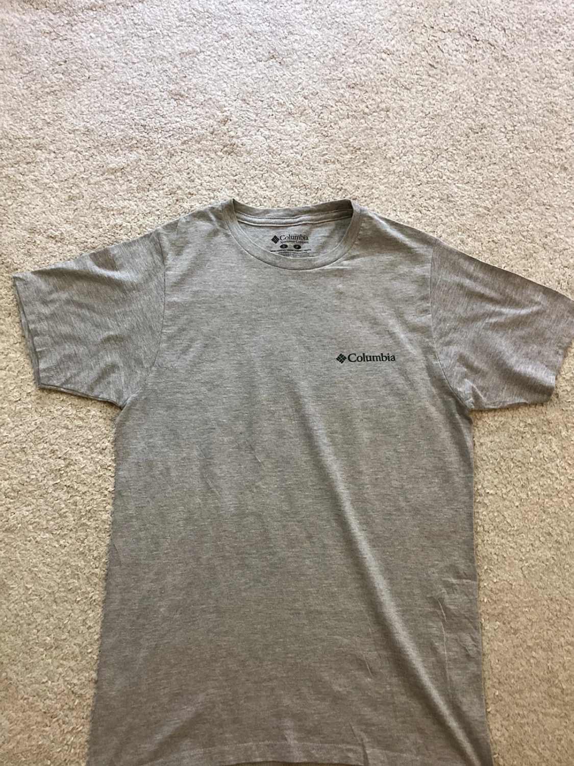 T-shirt Columbia Homme - Gris - Taille S - Coton/Polyester