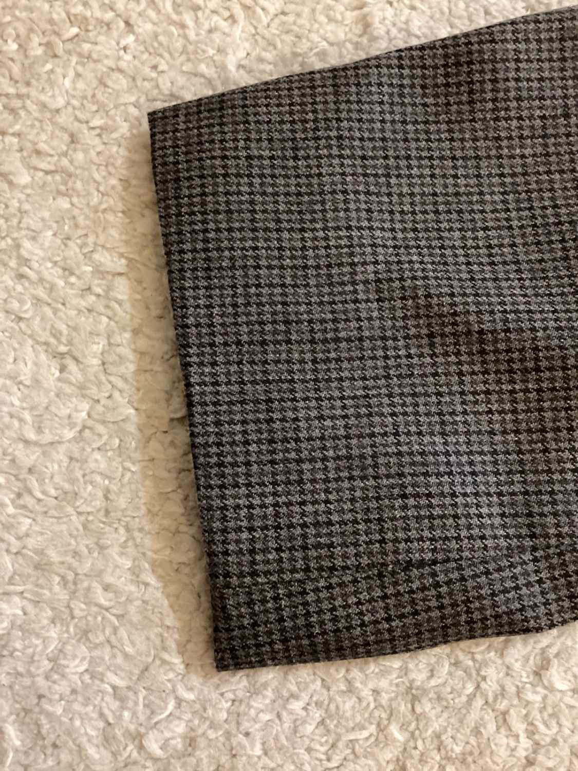 🧥 Blazer Chaps Homme - Carreaux Gris/Noir/Kaki - Taille L