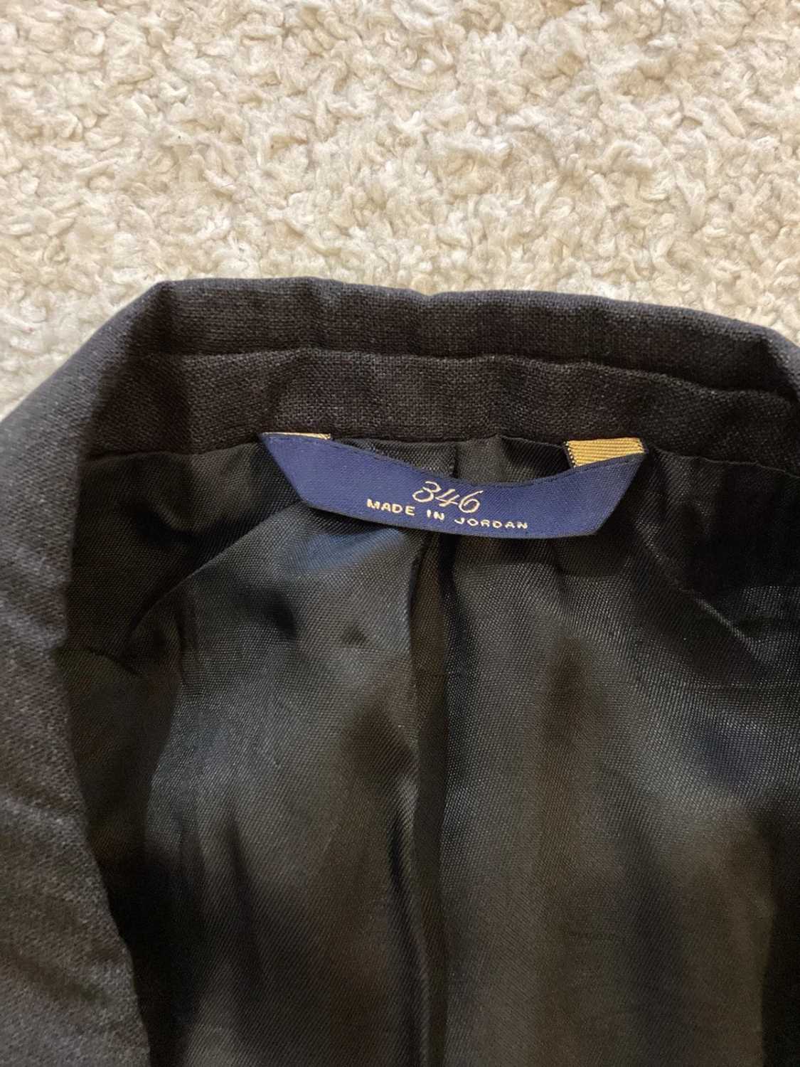 Blazer Brooks Brothers 346 Stretch - Donkergrijs - Maat 42RG (M)