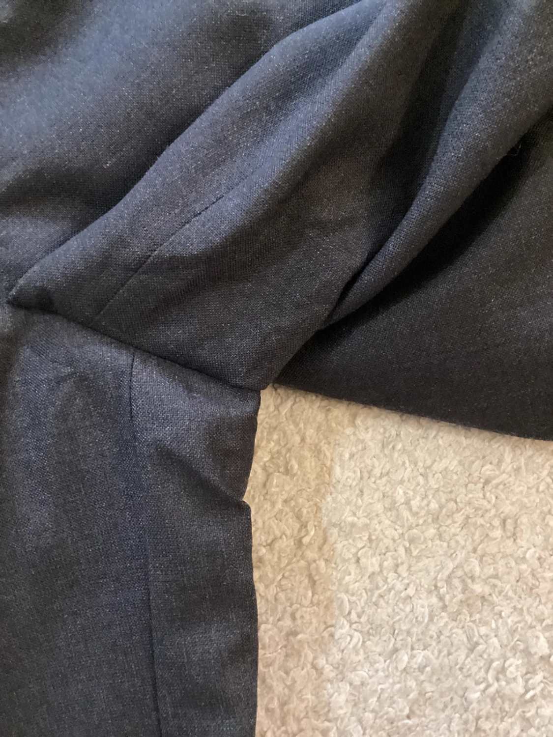 Blazer Brooks Brothers 346 Stretch - Donkergrijs - Maat 42RG (M)