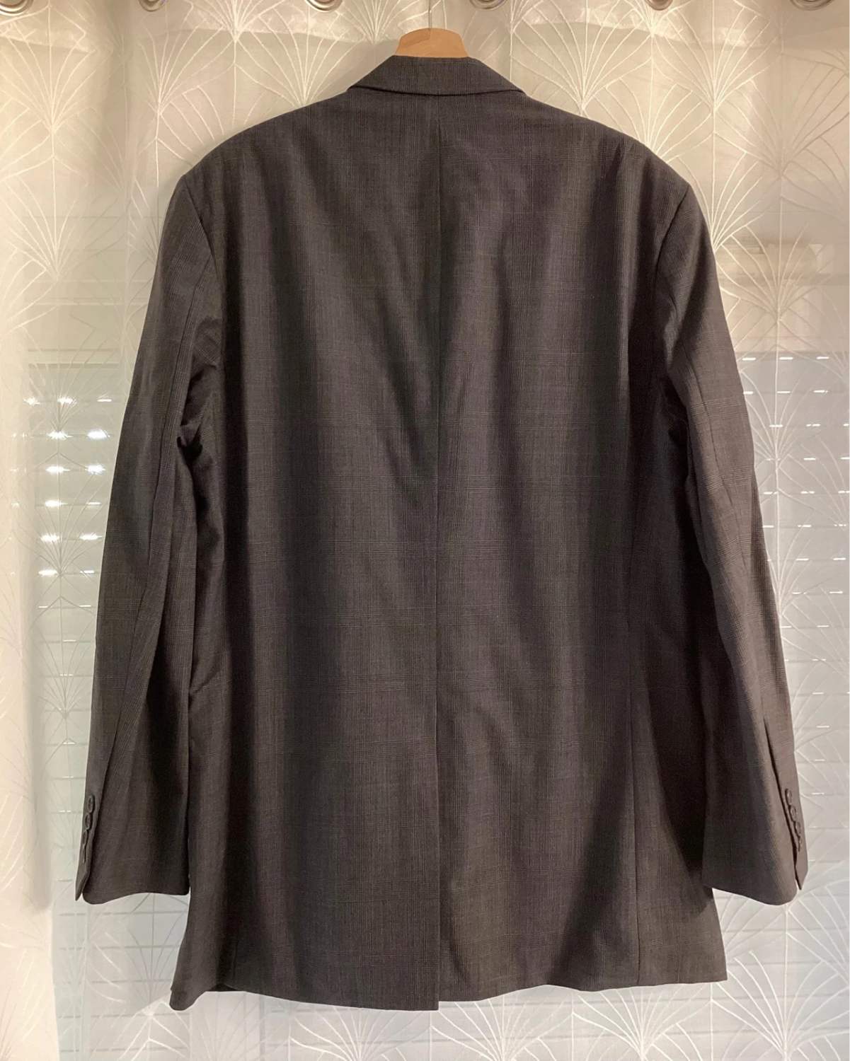 Blazer Brooks Brothers 346 Stretch - Carreaux Gris/Bleu - Taille 42L