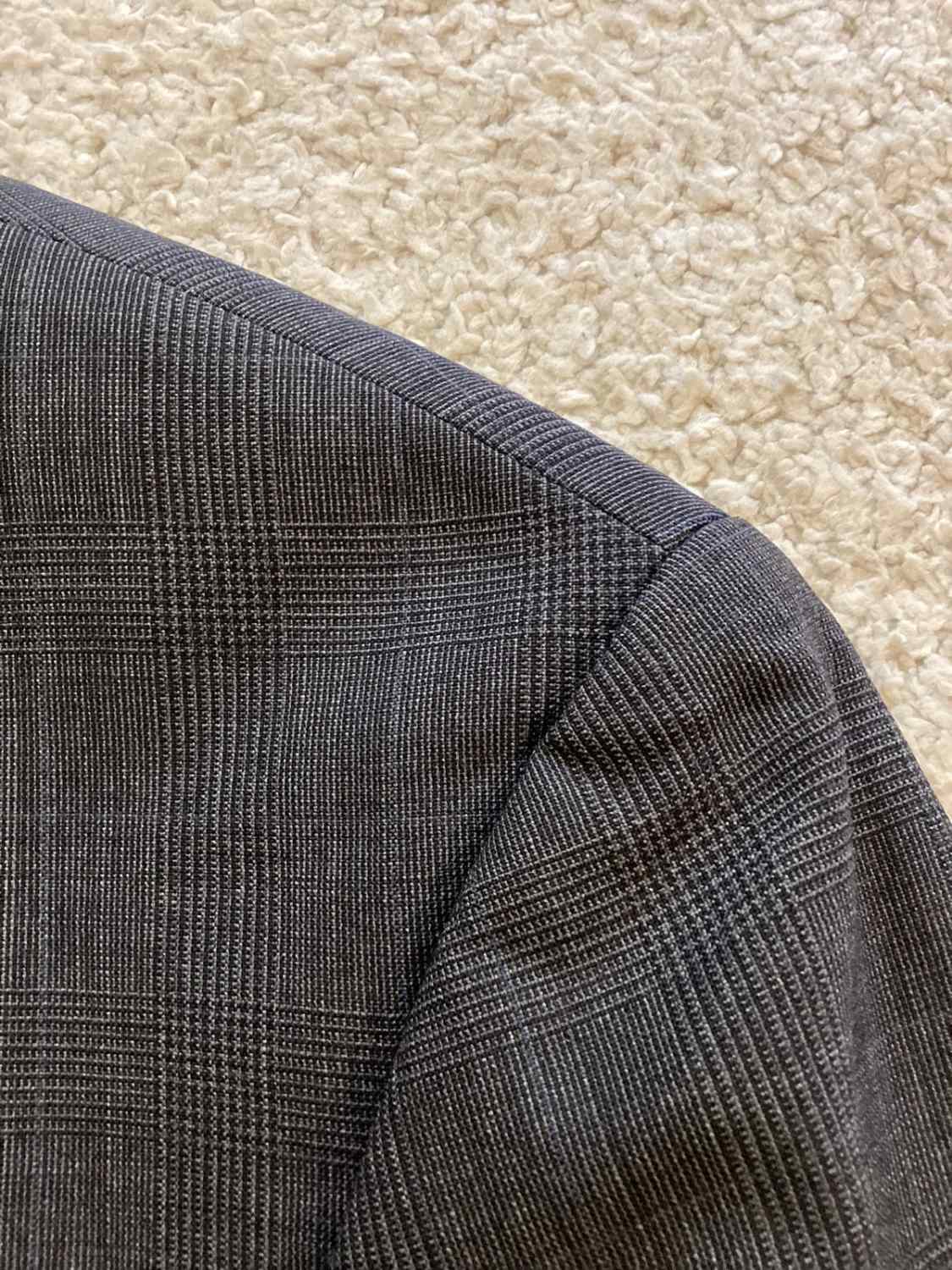 Blazer Brooks Brothers 346 Stretch - Carreaux Gris/Bleu - Taille 42L