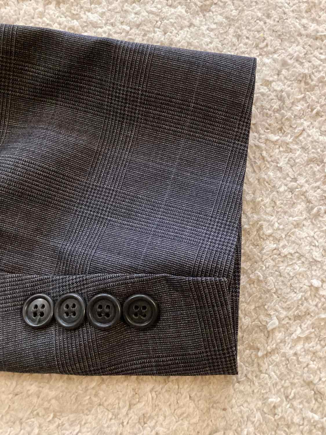 Blazer Brooks Brothers 346 Stretch - Carreaux Gris/Bleu - Taille 42L