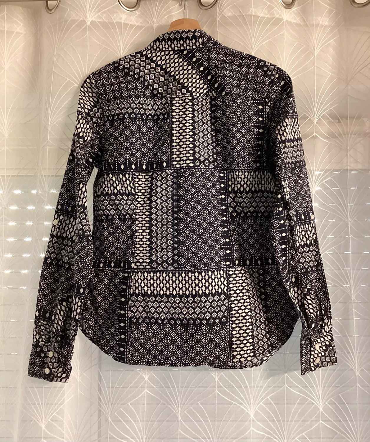 Chemise Tommy Hilfiger Femme à Motif - Noir/Blanc - XSTP