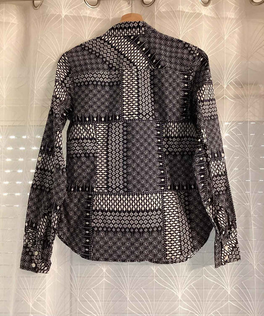 Chemise Tommy Hilfiger Femme à Motif - Noir/Blanc - XSTP