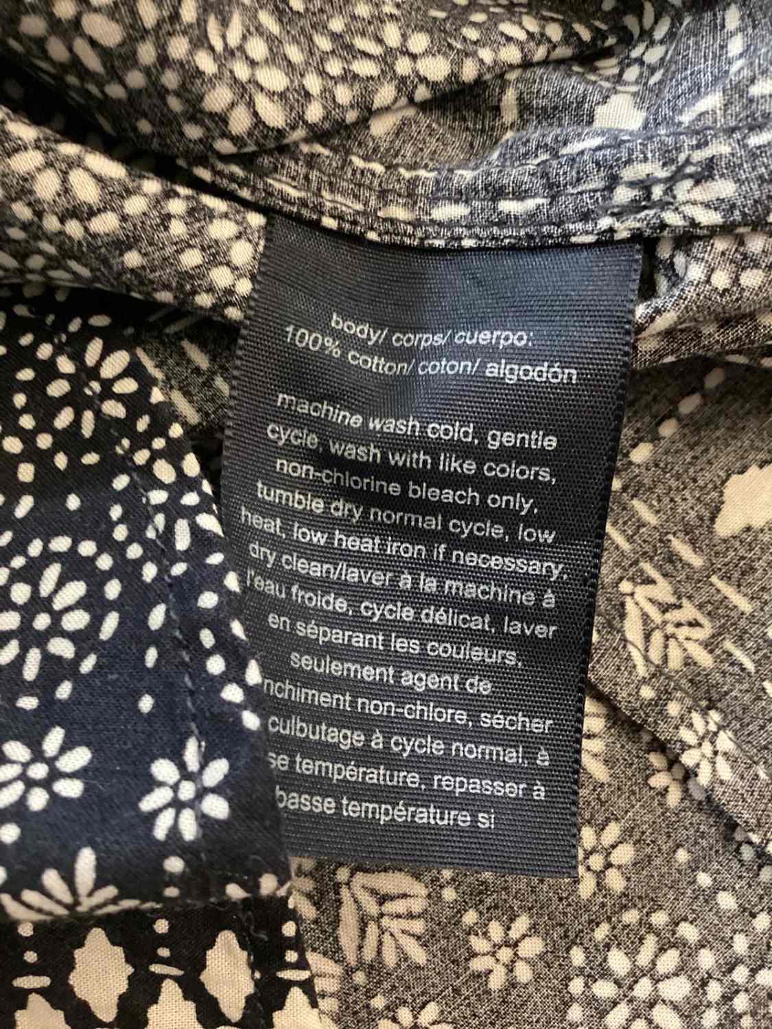 Chemise Tommy Hilfiger Femme à Motif - Noir/Blanc - XSTP