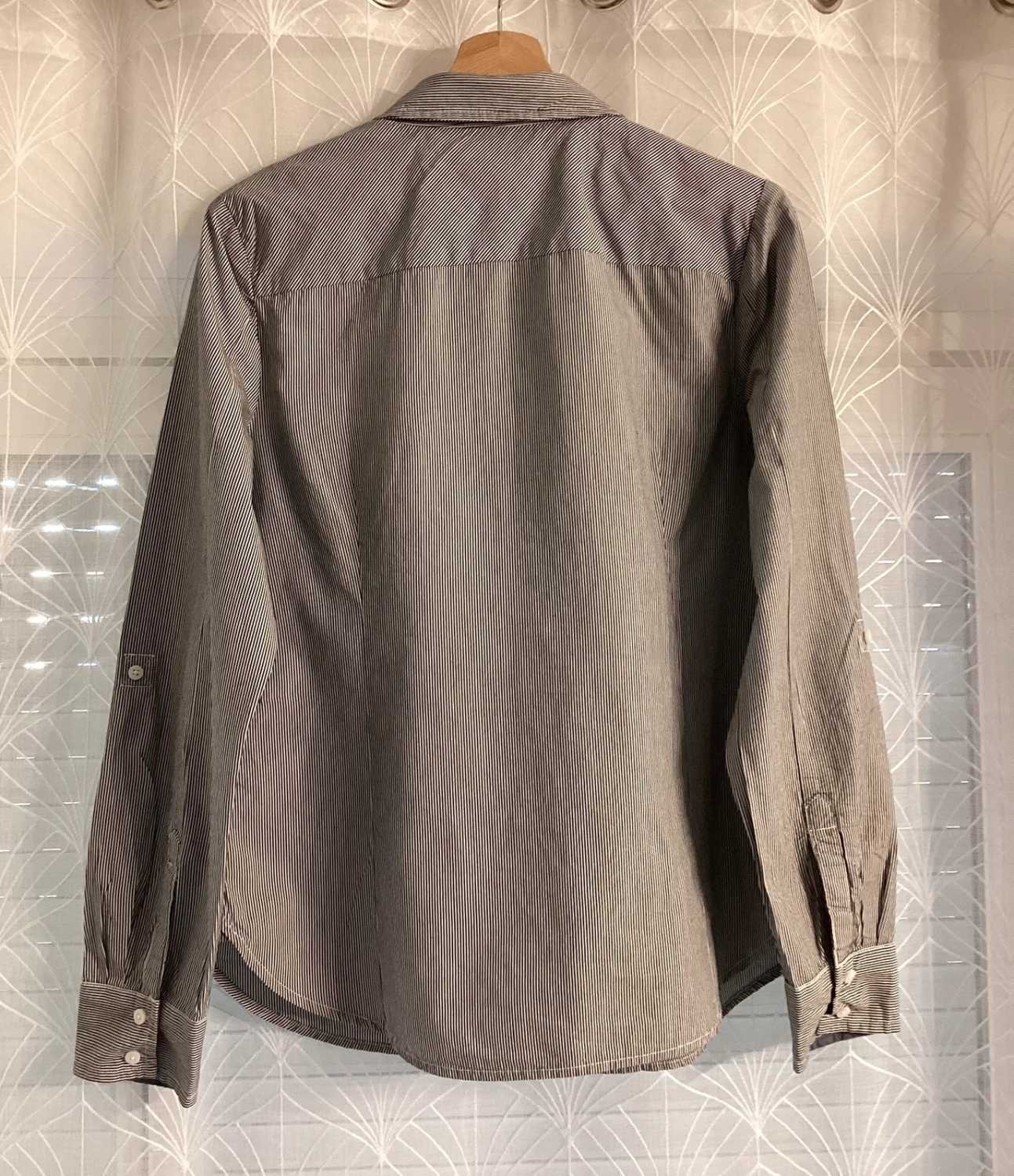 Camisa Tommy Hilfiger Mujer a Rayas - Gris/Blanco