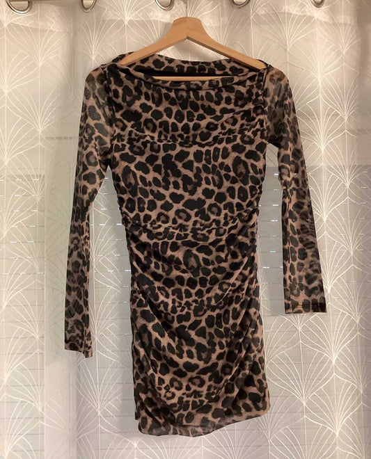 Robe Shein Noir et Marron - Taille XS