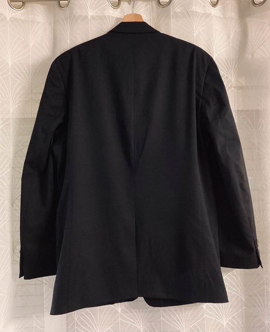 🖤 Blazer Chaps Hombre - Negro - Talla 46L (L) - Lana/Spandex