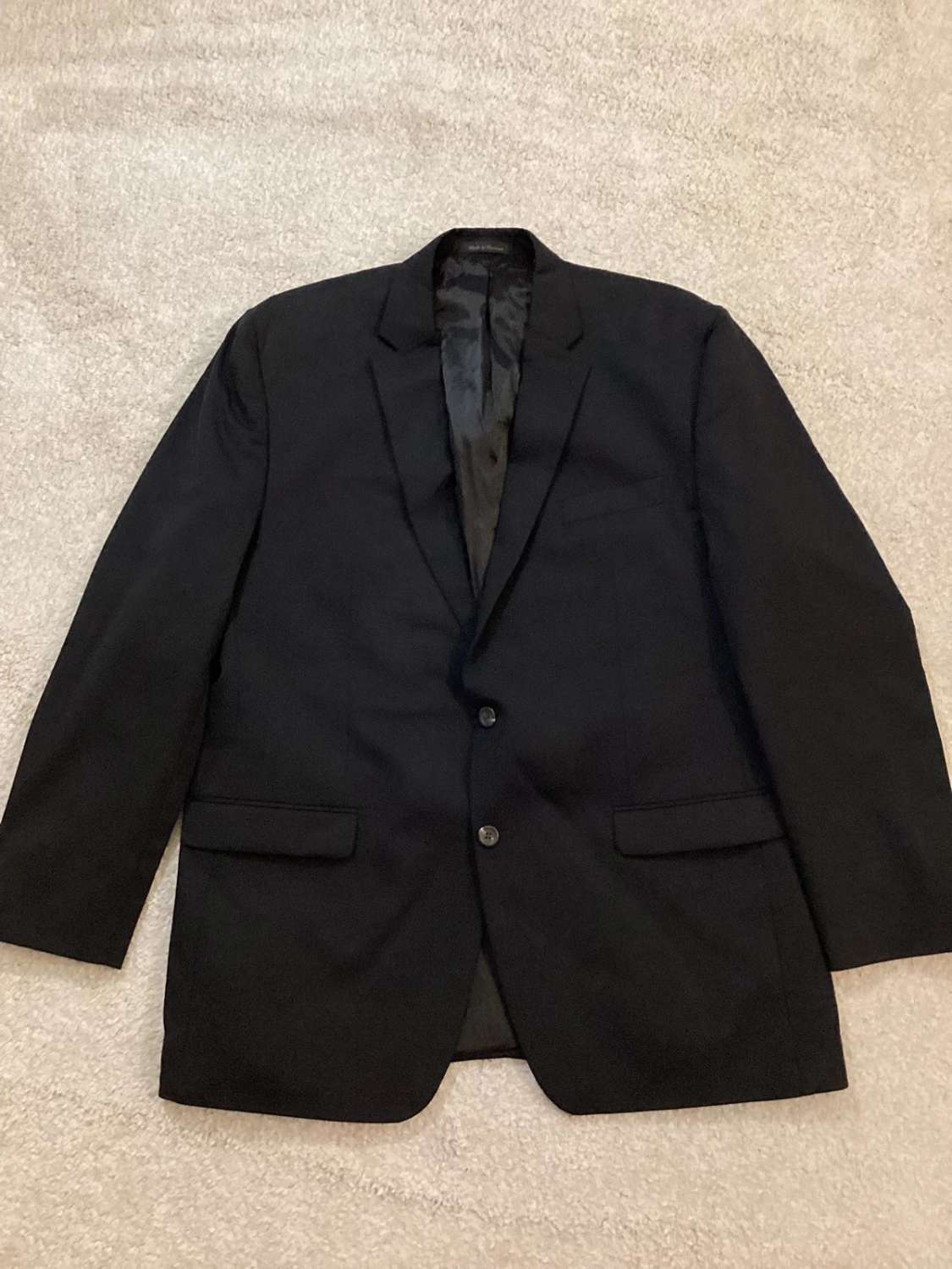 🖤 Blazer Chaps Homme - Noir - Taille 46L (L) - Laine/Spandex
