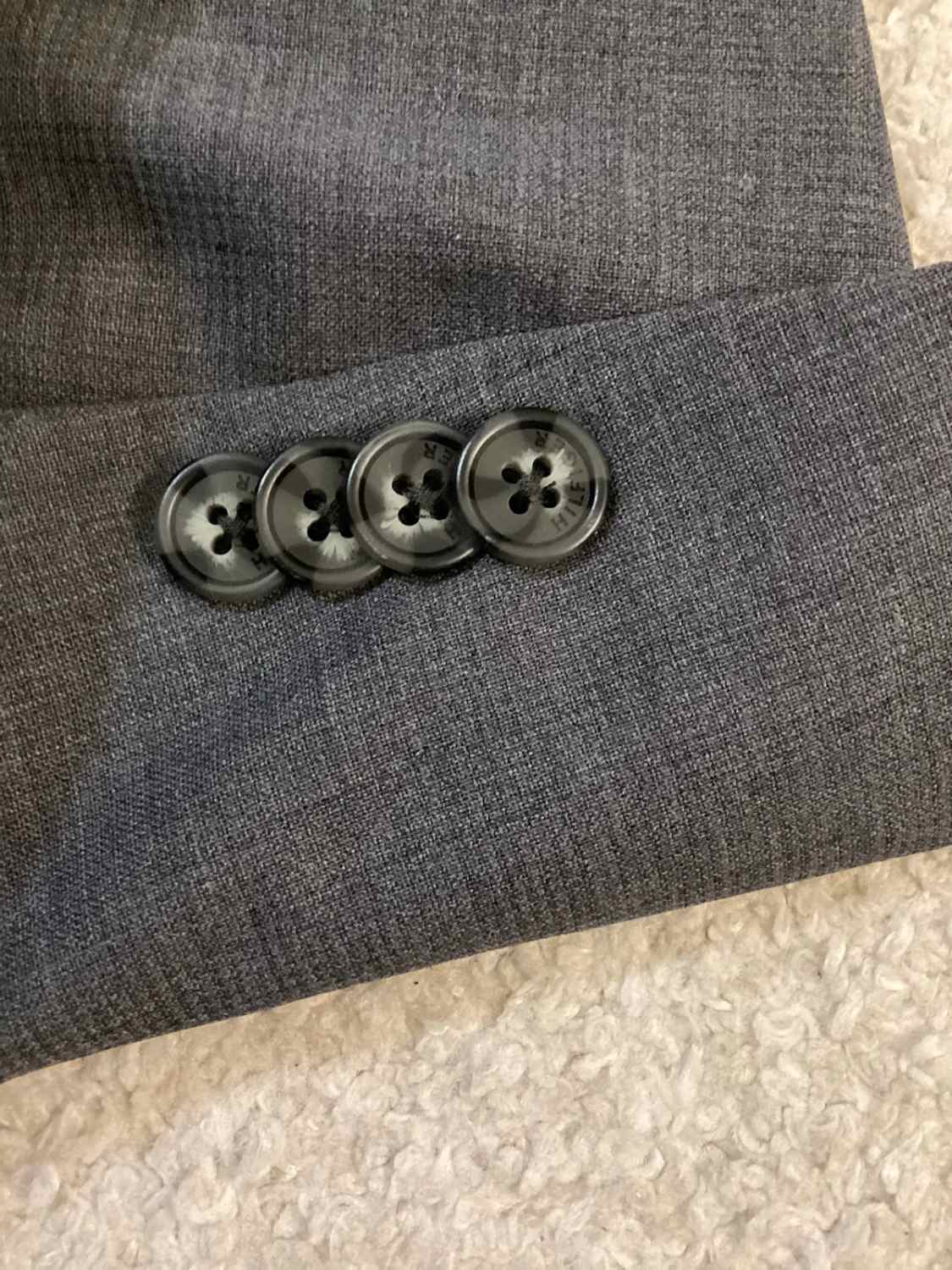 Blazer Tommy Hilfiger "Moores" - Gris - Taille L42 (M) - Laine