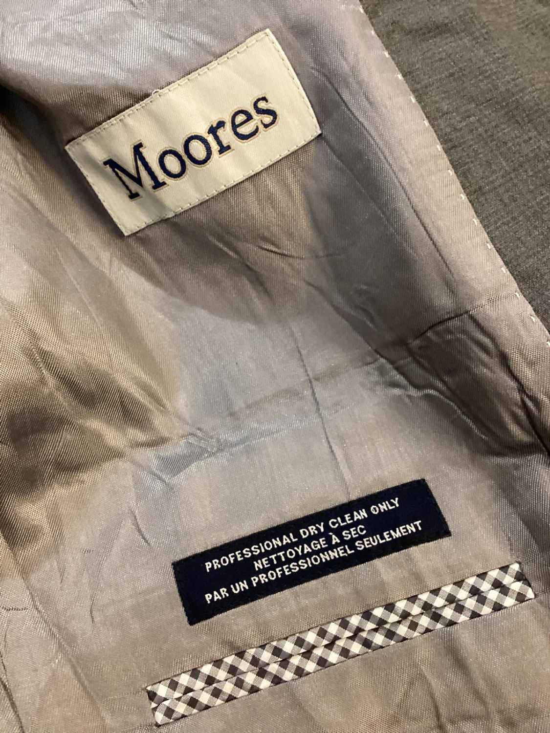 Blazer Tommy Hilfiger "Moores" - Gris - Taille L42 (M) - Laine