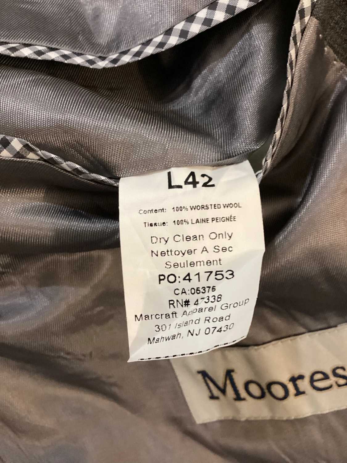 Blazer Tommy Hilfiger "Moores" - Gris - Taille L42 (M) - Laine