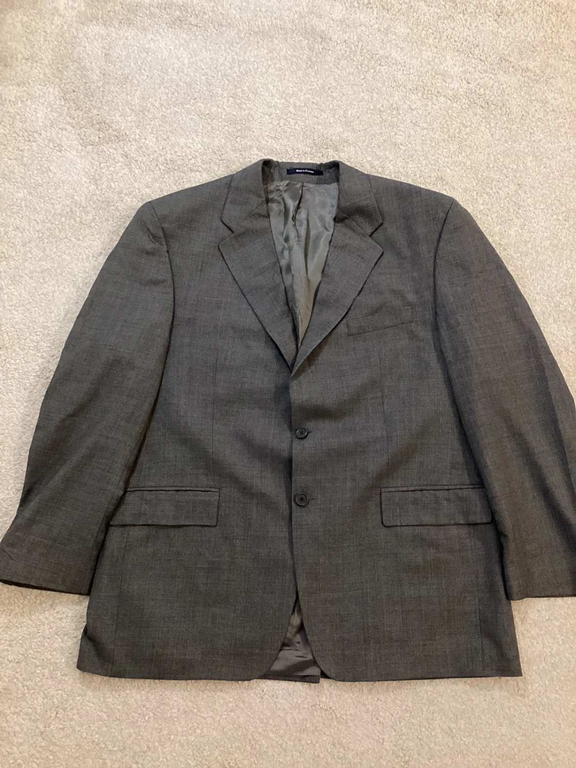 Blazer Chaps by Ralph Lauren - Gris - Taille L - Laine