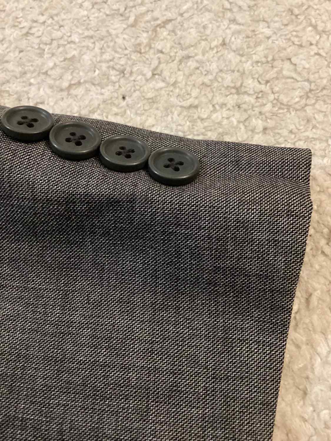 Blazer Chaps by Ralph Lauren - Gris - Taille L - Laine