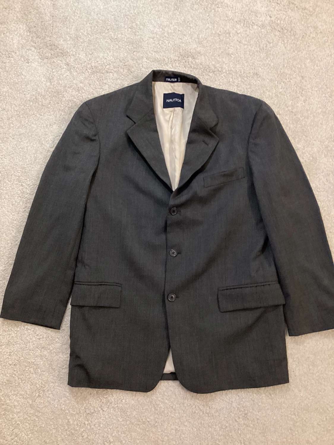 Blazer Nautica Homme - Gris - Laine - Taille 42R (M)