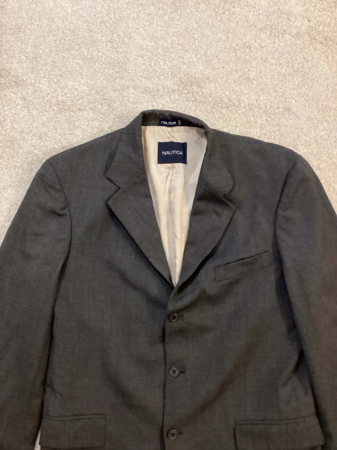 Blazer Nautica Homme - Gris - Laine - Taille 42R (M)