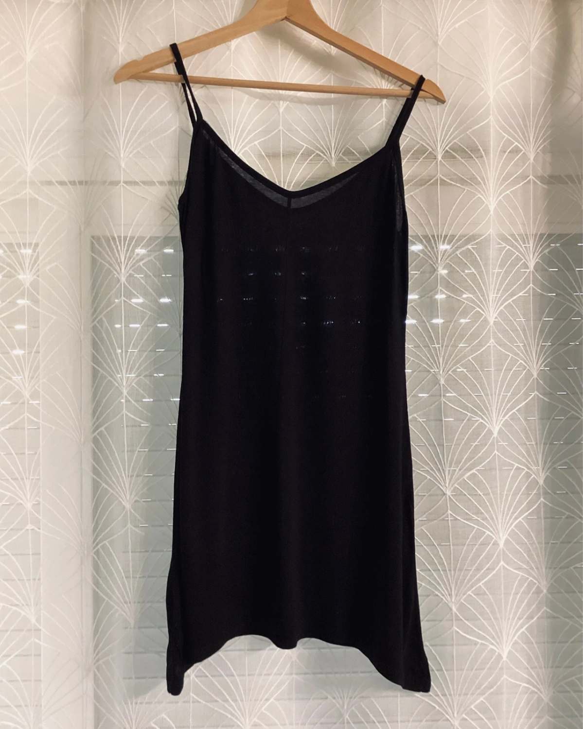 🖤 Top à Bretelles - Noir - Taille S - Viscose/Elastane