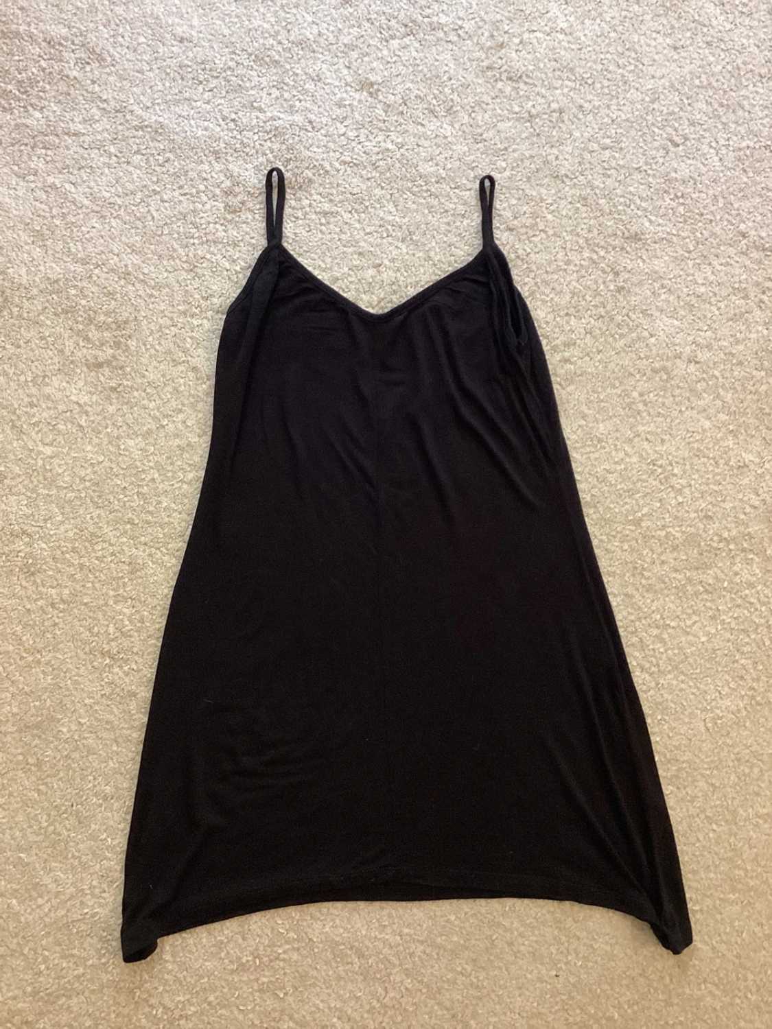 🖤 Top à Bretelles - Noir - Taille S - Viscose/Elastane