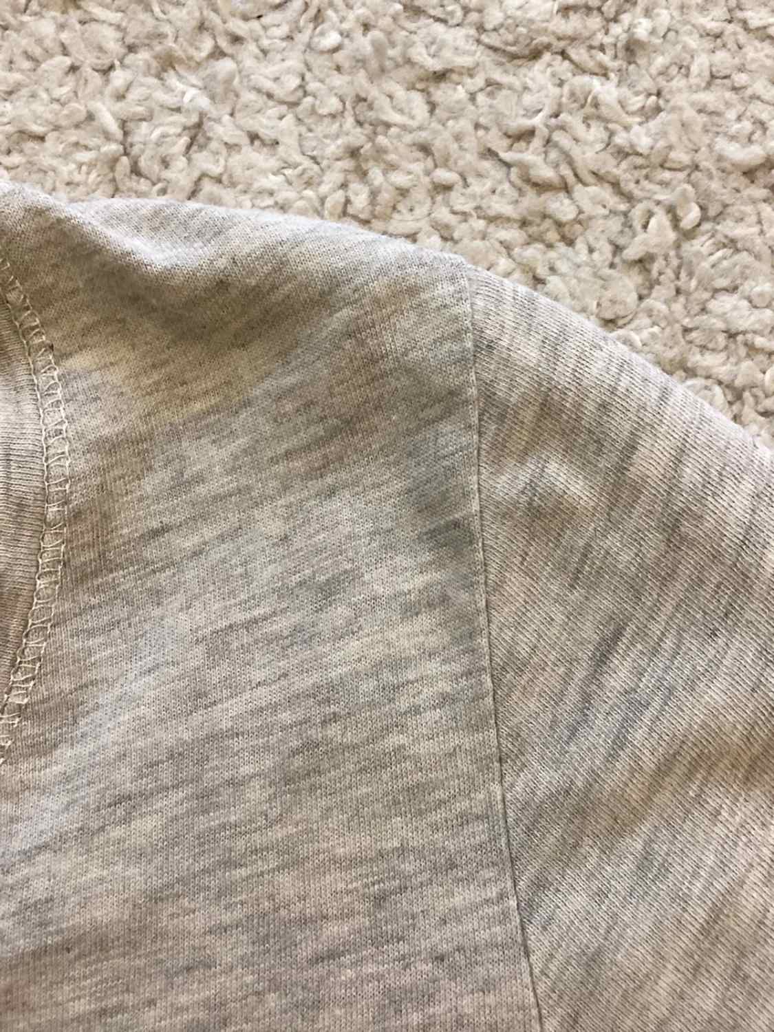 T-shirt Colours Manches Longues - Gris/Beige - Taille L
