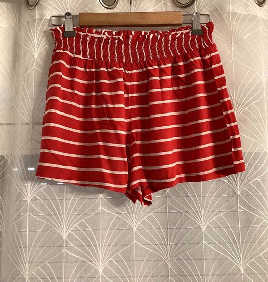 Short Rayé Calzedonia - Rouge & Blanc - Taille S - Viscose