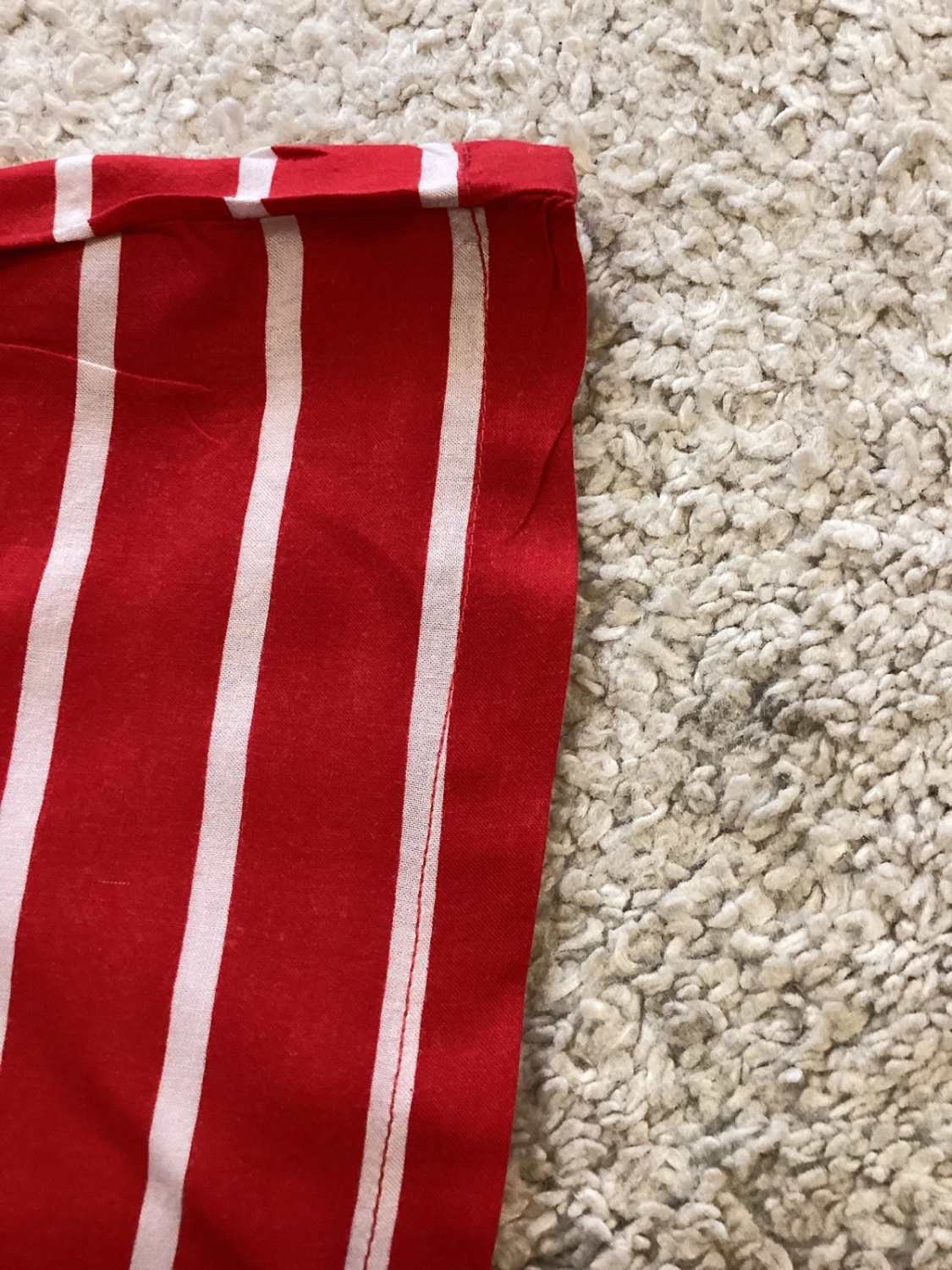 Short Rayé Calzedonia - Rouge & Blanc - Taille S - Viscose