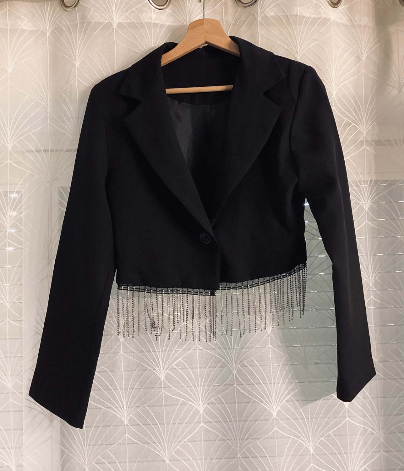🖤 Blazer Court LS3 - Noir - Taille M - Polyester/Elastane