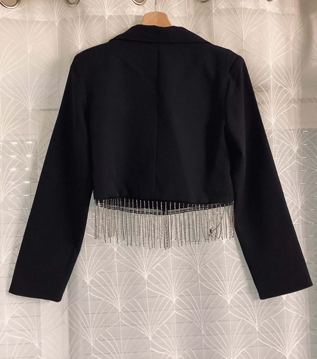 🖤 Blazer Court LS3 - Noir - Taille M - Polyester/Elastane