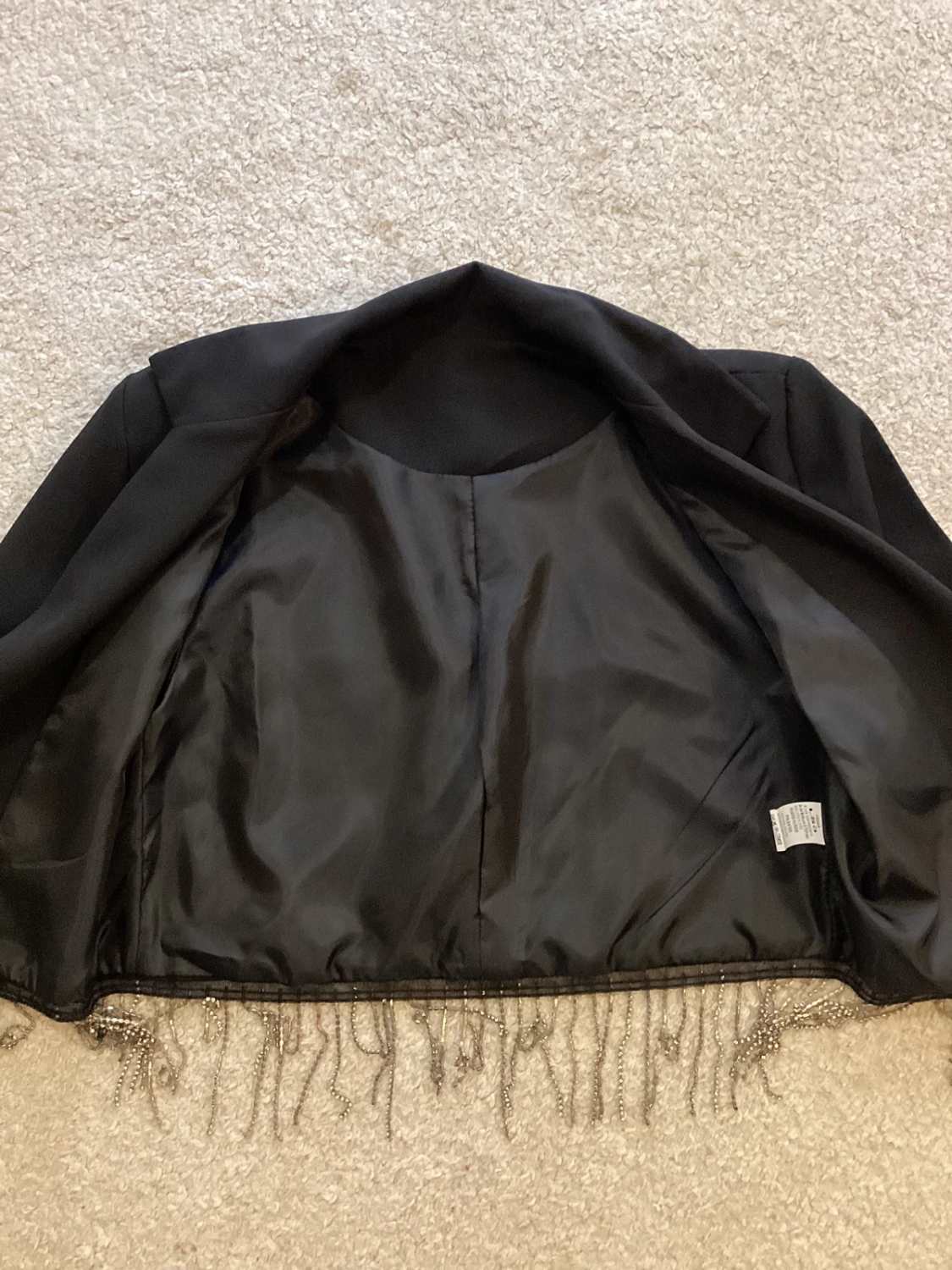 🖤 Blazer Court LS3 - Noir - Taille M - Polyester/Elastane