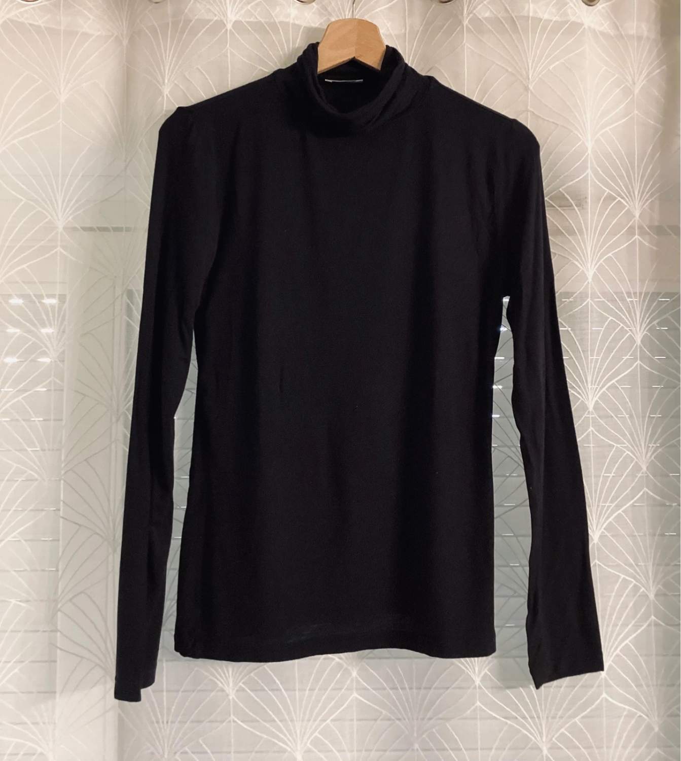 Blouse Yamamay Col Roulé - Noir - Taille M - Viscose/Elastane