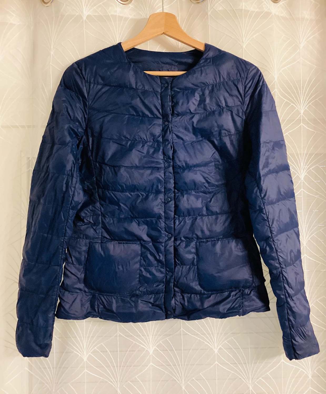 🧥 Veste Benetton Soft Light Down - Marine - Taille S