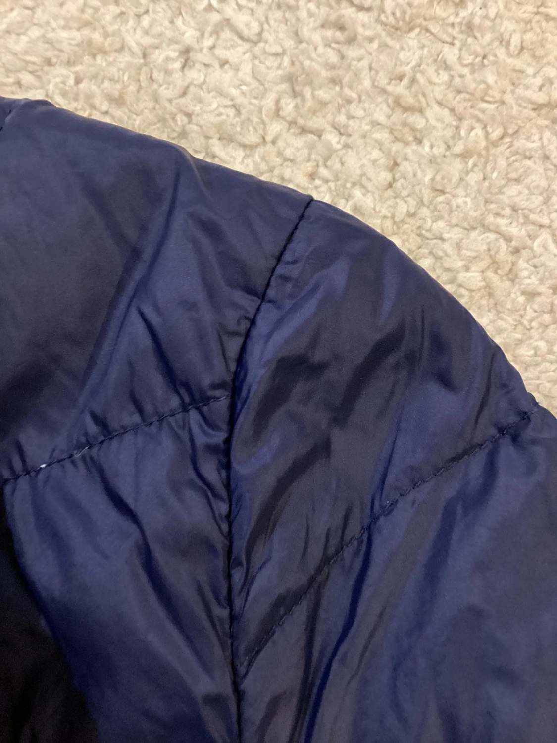 🧥 Veste Benetton Soft Light Down - Marine - Taille S