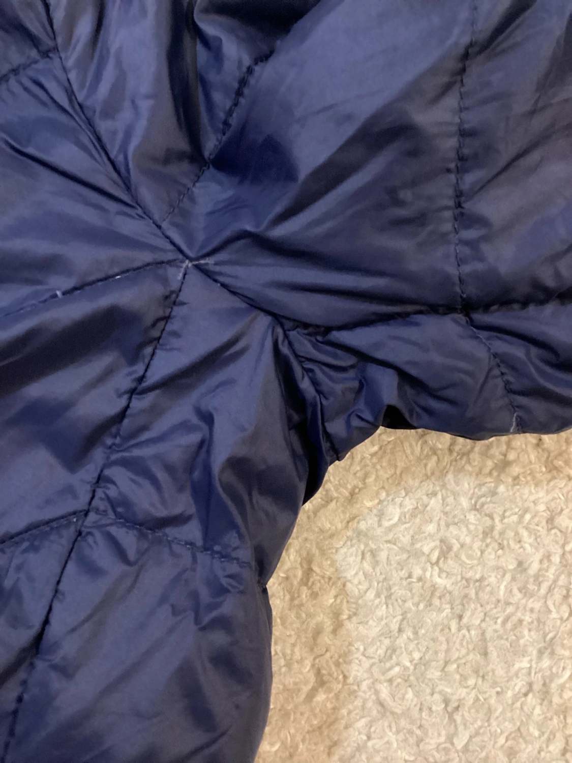 🧥 Veste Benetton Soft Light Down - Marine - Taille S