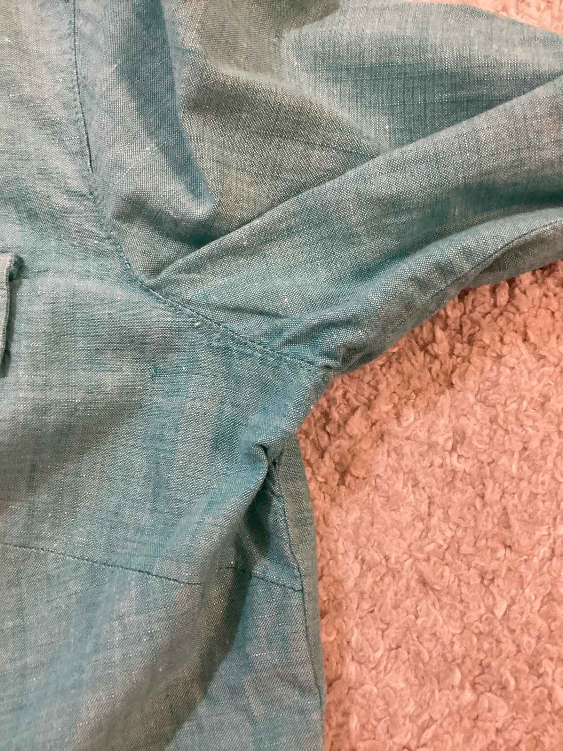 Chemise Tommy Hilfiger Femme - Turquoise - Coton/Lin - Taille M