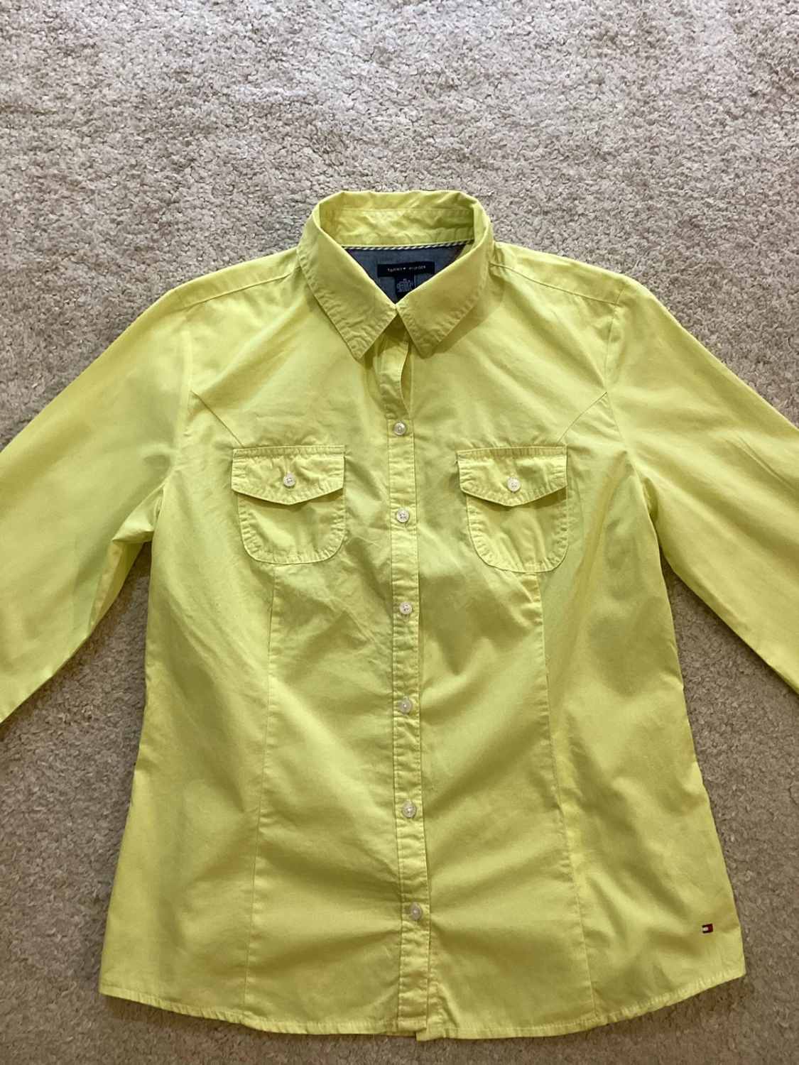 Camicia Tommy Hilfiger Donna - Gialla - Taglia M