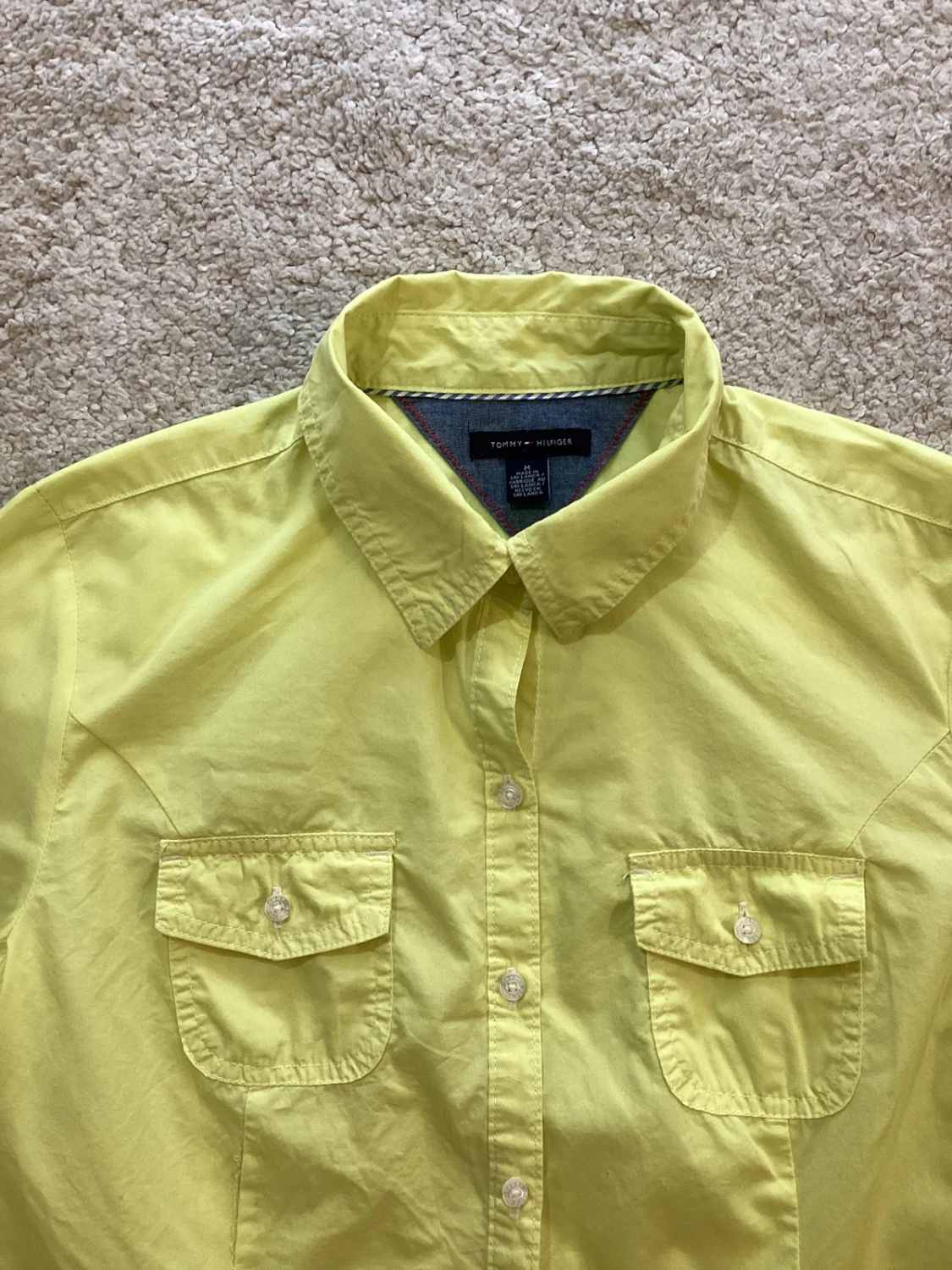 Camicia Tommy Hilfiger Donna - Gialla - Taglia M