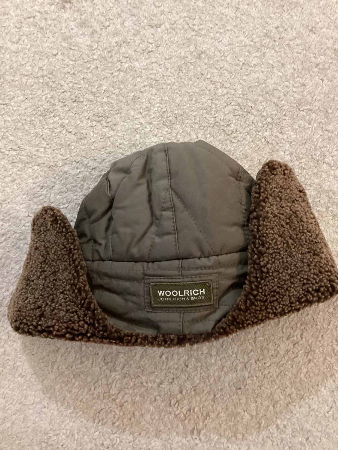 Chapeau Woolrich avec Oreilles - Kaki - Taille M