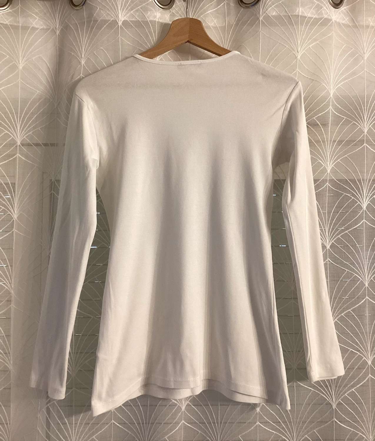 👕 T-shirt LC Waikiki Femme Manches Longues - Blanc - Taille S - Standard Fit
