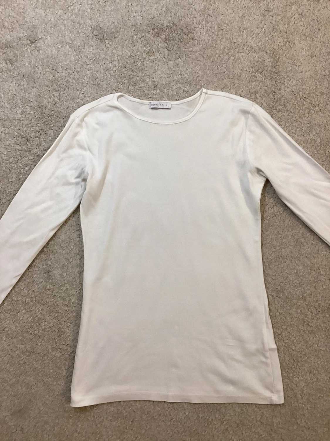👕 T-shirt LC Waikiki Femme Manches Longues - Blanc - Taille S - Standard Fit